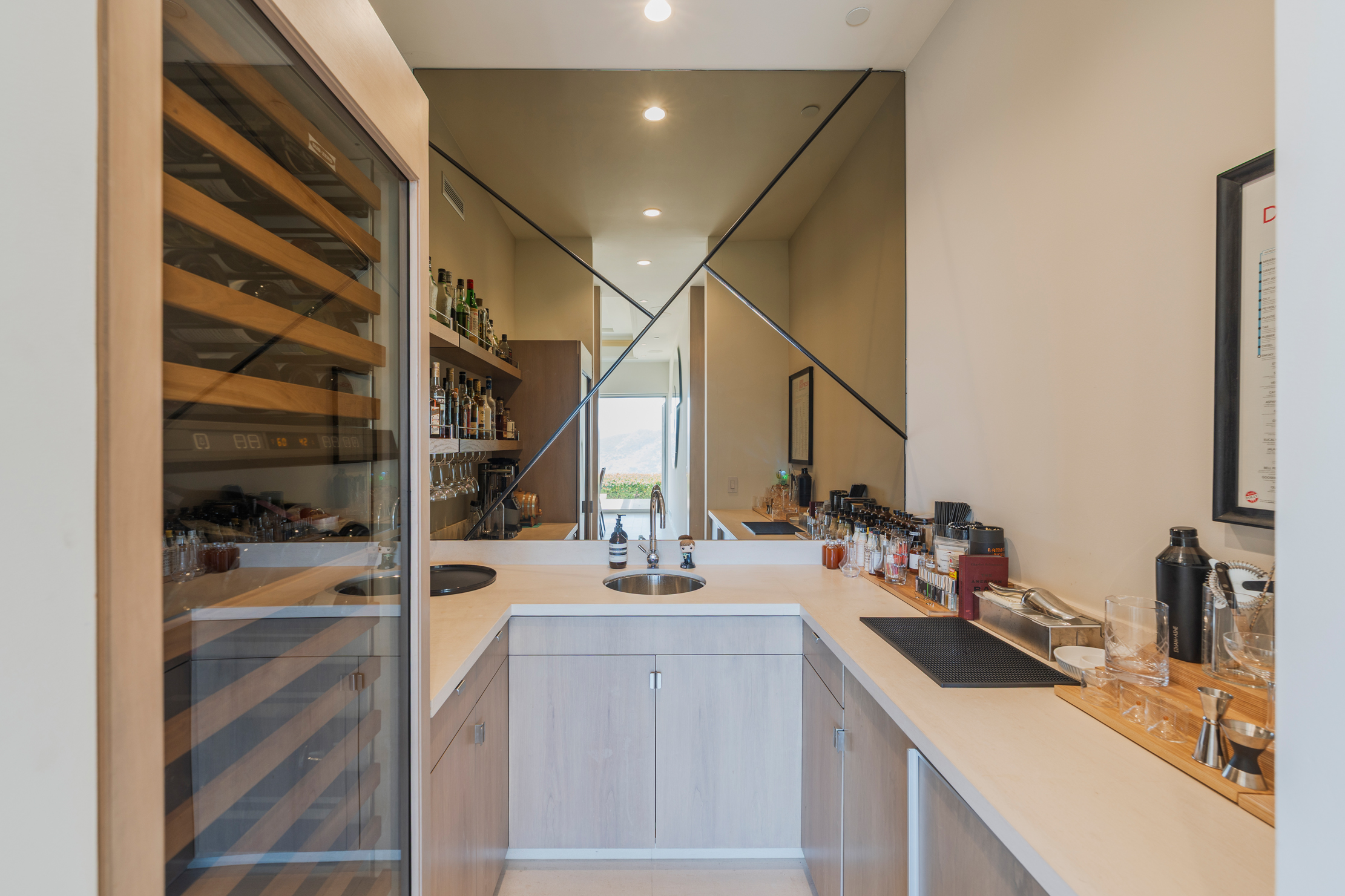 Bar and wine storage