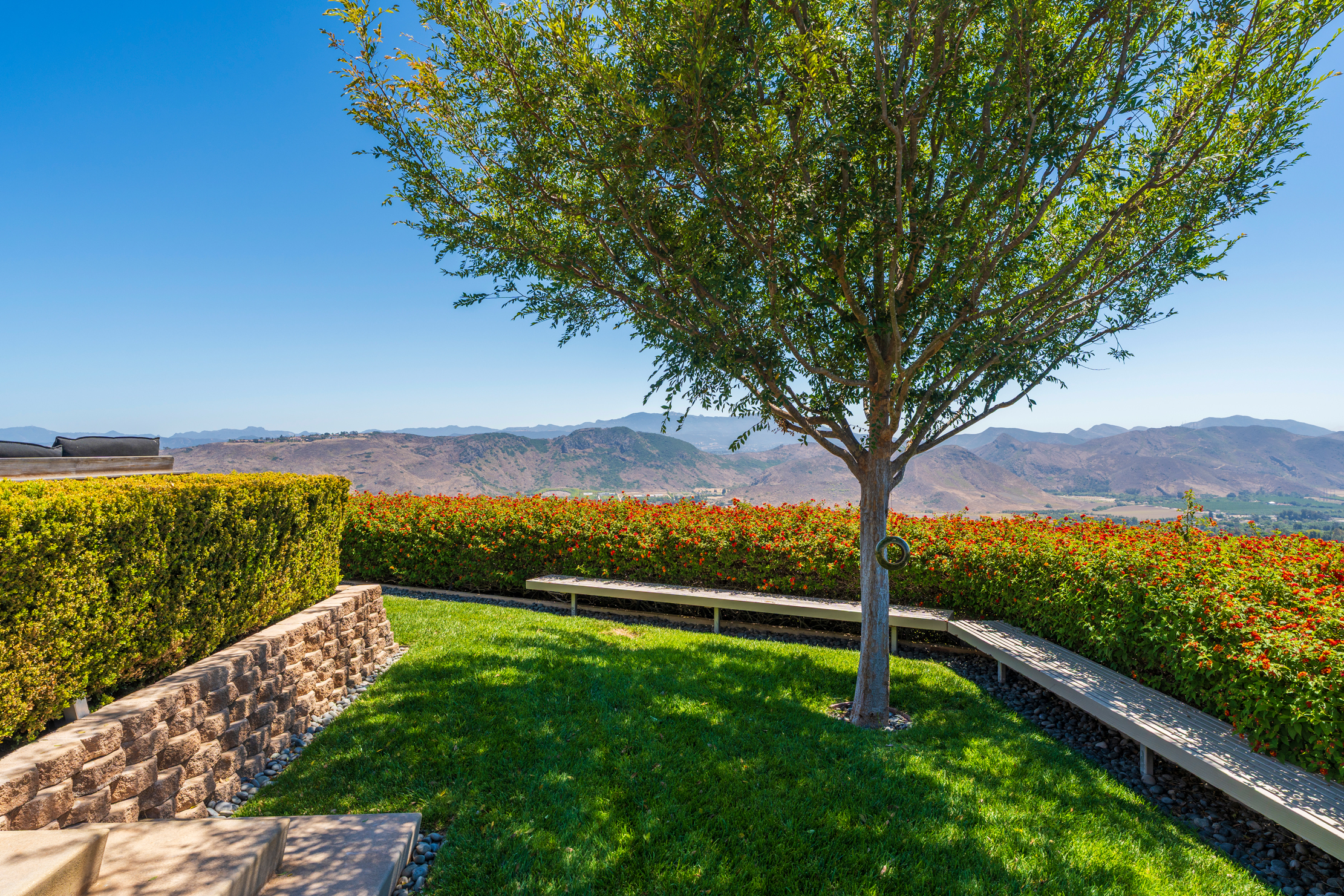Landscape with mountain views